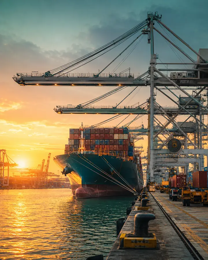 Cảng biển và container